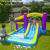 Children's Inflatable Castle Children's Inflatable Water-Spraying Slide Small Trampoline Trampoline Slide Combination