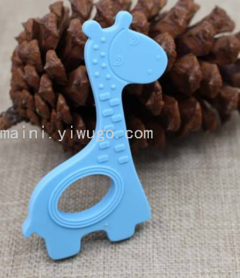 Molar Rod Teether Silicone Prevent Hand Sucking Water Boiling Suitable Baby Comforter Toys Happy Bite