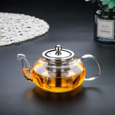 Glass Teapot Tea Water Separation Household Thickened Scented Teapot Small Tea Infuser Teapot Tea Set Heating
