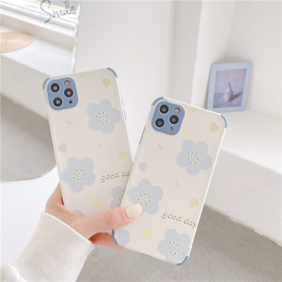 Korean Style Fresh Xuan Ya Flower Apple Xsmax Phone Case XR for Iphone11pro78Plus Soft Case