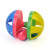 Pet Cat Toy Environmental Protection ABS Contrast Color Ball Double Bell Ball 9 * 6.5cm Sound Cat Teaser Toy
