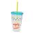 Factory Direct Sales Creative Summer Ice Glass Customized Student Gift Unicorn Double Wall Water Bottle Refrigeration Ice Crushing Cup