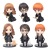Large 6 Harry Potter Cartoon Characters Figurine Garage Kits Decoration Children's Capsule Toy Car Decoration Model Doll