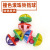 Pet Cat Toy Environmental Protection ABS Contrast Color Ball Double Bell Ball 9 * 6.5cm Sound Cat Teaser Toy