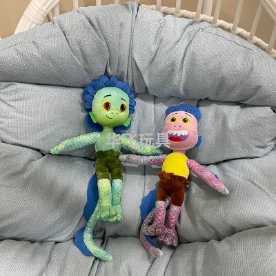 Pixar Summer Sunny Cartoon Movie Pixar Luca Seamonster Doll Plush