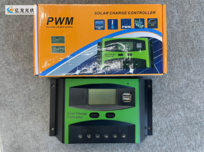 Solar Panel Controller Photovoltaic Power Generation System Controller 30A 12V/24V Controller Voltage Regulator