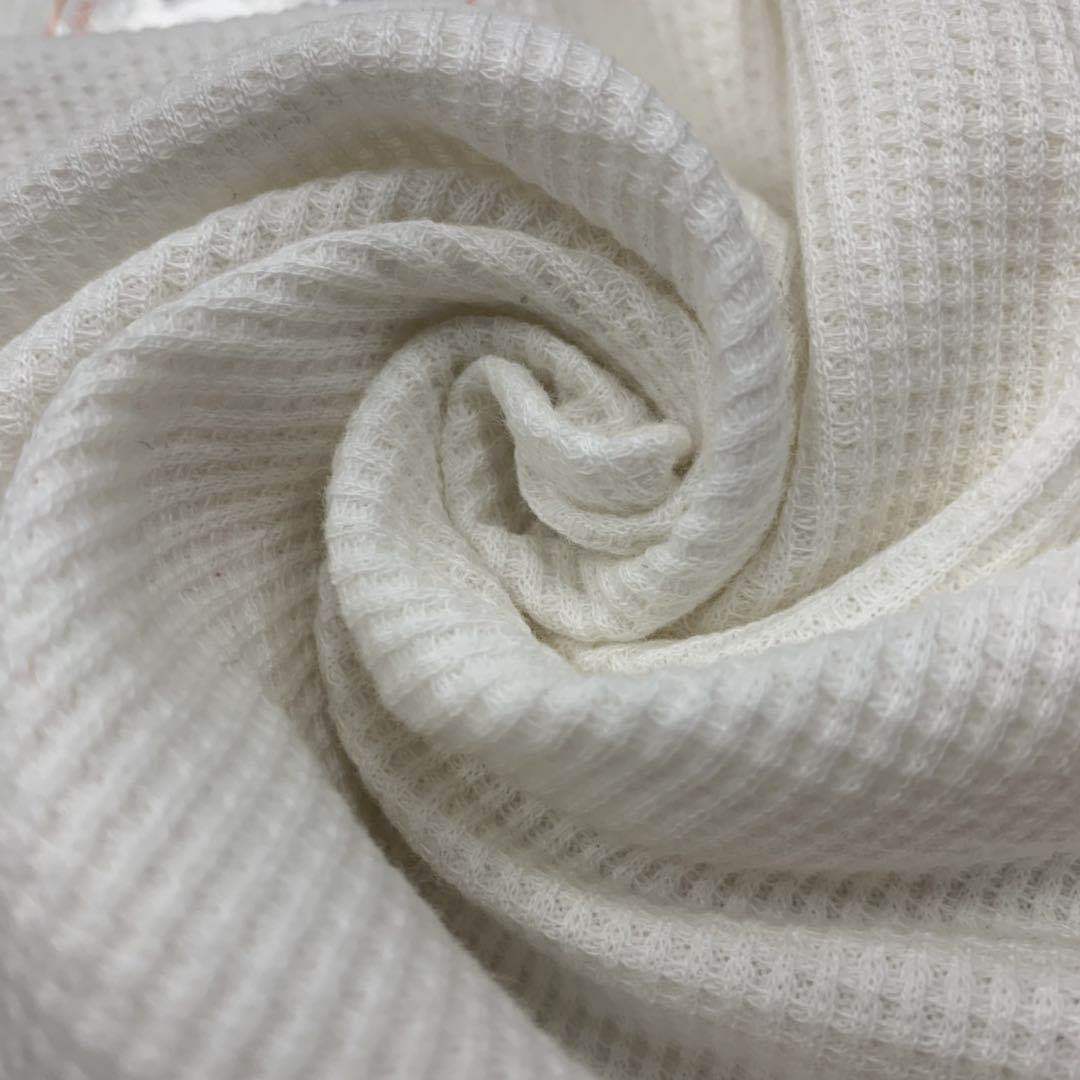 厂家供应   全棉针织华夫格   180G纯棉小格子华夫格