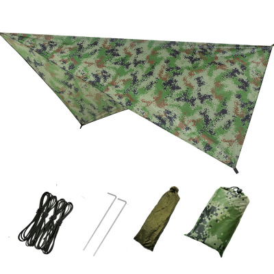 Triangle Canopy Waterproof and Sun Protection Outdoor Tent Camping Supplies Beach Shade Cloth Ground Cloth