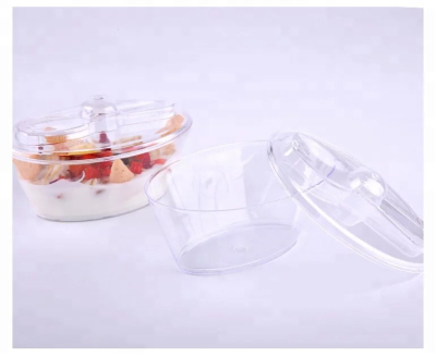 Disposable Plastic Cup PS Benzene High Permeability 100ml Creative Mousse Cup Dessert Cup Dessert Cup Plastic Transparent Cup