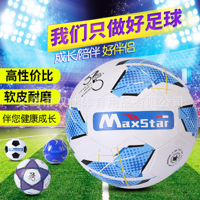 Training Competition WearResistant KickResistant Football Machine Sewing Indoor and Outdoor Black and White Football