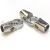 Four-Way Pipe Clamp Connector round Pipe Connector Aluminum Alloy Shelf Display Stand Four-Way Connector round Pipe Fastener