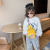 Popular Children's Satchel New Printed Fashionable Fashion Baby Cute Canvas Chest Bag Broadband Shoulder Messenger Bag