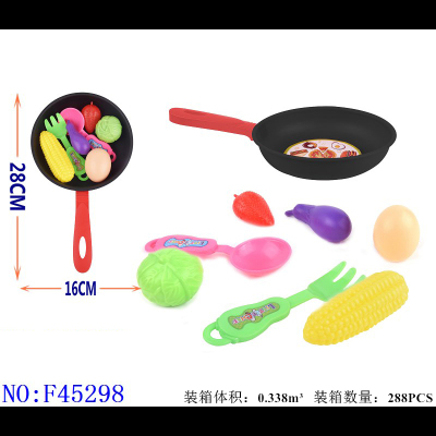 Play House Toys Kitchenware Children's Educational Kitchen Toys Simulation Food Kitchenware Stall Foreign Trade F45298