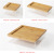 Transparent Acrylic Bamboo Cover Cotton Puff Cotton Swab Storage Box Stackable Desktop Finishing Box Condiment Dispenser Sundries Container