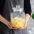 Green Apple Glass Storage Jar Green Apple Sealed Jar with Lid Food Can Large Glass Candy Box Milk Powder Can