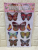 3D Colorful Butterfly Vase Room decal Home Decoration Wall Stickers