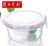 Fenix Tempered Glass round Preservation Box Heat-Resistant Freshness Bowl Bento Box for Microwave Oven