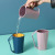 Nordic Creative Couple Cups Wash Cup with Handle Tooth Mug Double Color Gargle Cup Plastic Water Cup Tooth Mug