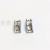 Small Semicircle Fixed Glass Clamp Shelf Clamp Shower Room Shelf Glass Holder Clamp Zinc Alloy Glass Shelf Holder Clamp