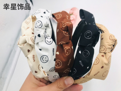 Knotted Bow Head Buckle Dark Hair Band Bangs Broken Hair Hair Pressing Hairpin Simple Fashion Headband Headdress