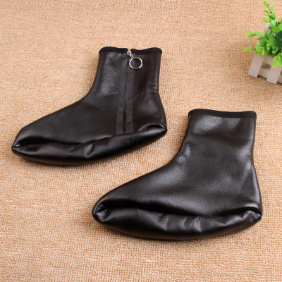 Men's and Women's Winter Thickened Leather Fleece-Lined Sole Floor Socks Non-Slip Warm Foot Sock
