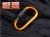 Bold 8cm D-Type Carabiner with Lock Hanger Nut Buckle Hanging Buckle Aluminum Alloy Backpack Buckle