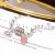925 Silver Retro Distressed Strawberry Quartz Bracelet Bracelet Ins Special-Interest Design Personality All-Match Distressed