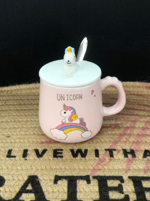 Hot Sale Cartoon Unicorn Ceramic Water Cup Coffee Cup Mug Milk Cup Creative Cup