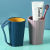 Nordic Creative Couple Cups Wash Cup with Handle Tooth Mug Double Color Gargle Cup Plastic Water Cup Tooth Mug