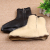 Men's and Women's Winter Thickened Leather Fleece-Lined Sole Floor Socks Non-Slip Warm Foot Sock