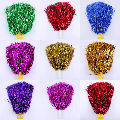 50G Cheerleading Supplies La Flower Fans Cheering Props Colorful Ball Hand Shake Flower Cheerleading Handballxizan