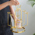 Creative round Crown Wrought Iron Drain Cup Holder Living Room Home Storage Glass Holder Gold Storage Cup Holder