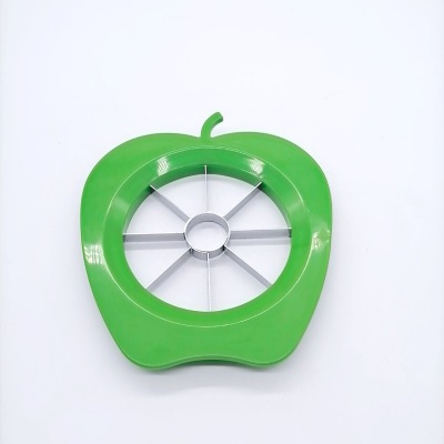 Green Large Apple Corer Fruit-Cuttng Device Fruit Sharpener Plastic Slicer Stainless Steel Apple Corer Fruit Sharpener
