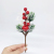  artificial flower red pearl stamen berrie branch for DIY Valentine's Day gift box craft wedding Christmas decoration fl