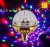 Led Crystal Decorative Lamp Household KTV Private Room Ambience Light Wedding Rotating Flash Lamp Stage Colorful Light