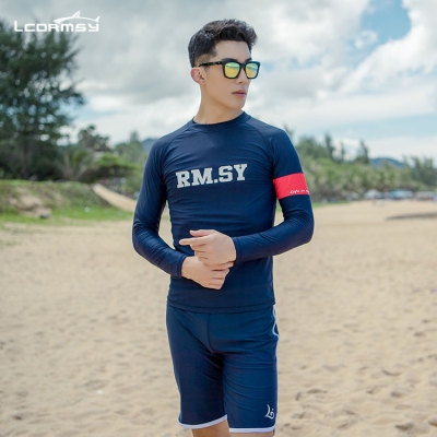 New Quick-Drying Sports Diving Suit Sun Protection Tight Long Sleeve Snorkeling Suit Split Tight Dive Skin Couple's Clothes