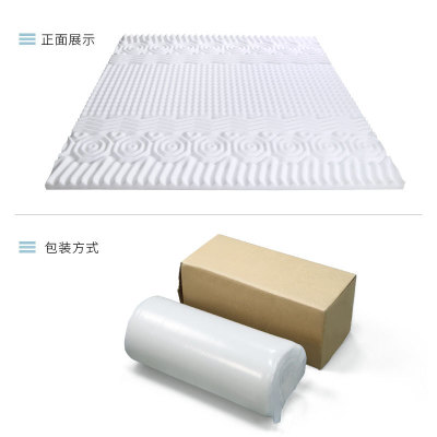 Amazon Hot High Elastic Zone 7 Functional Embossed Foam Mattress Tatami Massage Sponge Dormitory Mattress