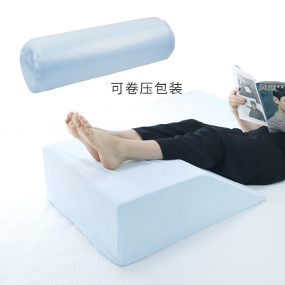 Cross-Border Hot Selling Triangle Pillow Orthopedic Leg Wedge Leg Rest Pad High Rebound Sponge Back Cushion