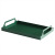 Nordic Style Simple Iron Rectangular Tray Household Living Room Storage Draining Plate with Handle Draining Dining Tray