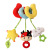 Baby Toy Car Hanging Rattle Infant Color Label Bed Winding Plush Toy Comforter Bed Winding in Stock Wholesale