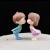 Valentine's Day Cake Doll Qixi Couple Kiss Decoration Love Proposal Mini Cake Card Bench Decoration