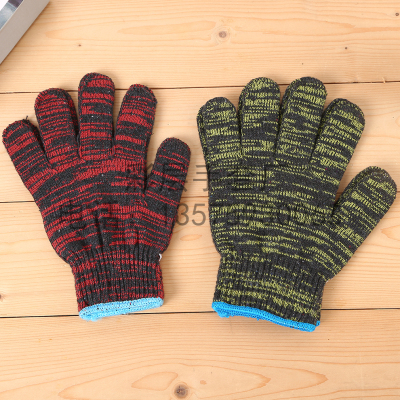 Labor Protection Gloves Factory Work Hardware Abrasive Tools Thick Wear-Resistant Non-Slip Labor Protection Repair Car Yarn Gloves Wholesale Factory