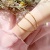 Elegant Three Silk Whale Bell Thin Bracelet Plated 18K Jin Han Version No Color Fading Gold Wristband Bracelet Female