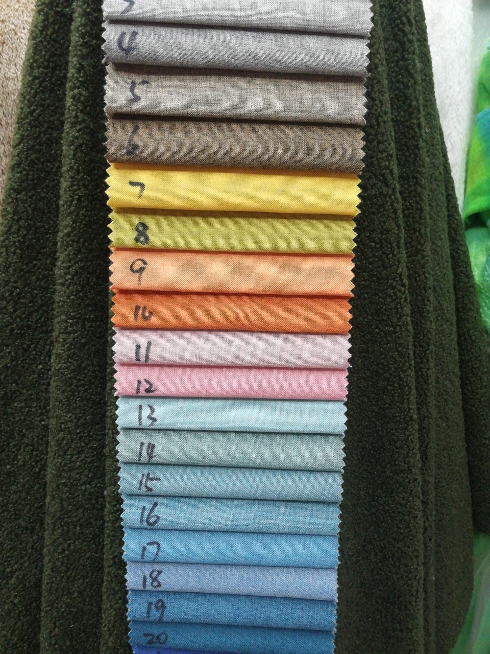 细麻布布料手感柔软舒适细腻