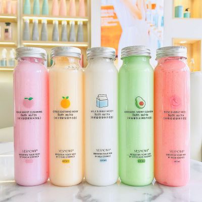 YESNOW New Milk Grapefruit Bubble Bath Salt Body Soothing Skin Exfoliating Facial Scrub Shower Gel