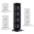 Multifunctional Vertical Socket Cube Tower-Shaped with USB Charging Power Strip Converter Porous Position Long Line Power Strip