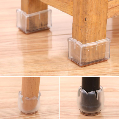 Non-Slip Silicone Table Mats Thickened Mats for Table and Chair Legs Table Leg Protective Pad Chair Legs Protective Case