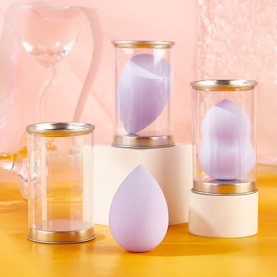 Summer Cube New Tinplate Set Cosmetic Egg Wet and Dry Dual-Use Smear-Proof Makeup Beauty Blender Super Soft Gourd Puff