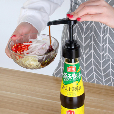 Tomato Sauce Press Pump Head Fuel Consumption Press Nozzle Nozzle Pressing Utensil Kitchen Multi-Purpose Squeezing Machine Oyster Sauce Bottle Nozzle