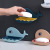 Whale Shape Punch-Free Soap Holder Bathroom Drain Soap Dish Toilet Soap Holder Wall-Mounted Shelves